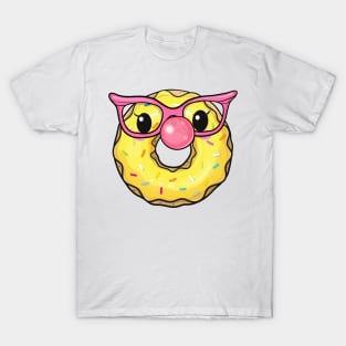 Cute donut with glasses T-Shirt